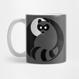 Trash Panda at Night, Trash Panda at Night (color raccoon) Mug